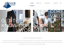 Tablet Screenshot of novusbuild.com